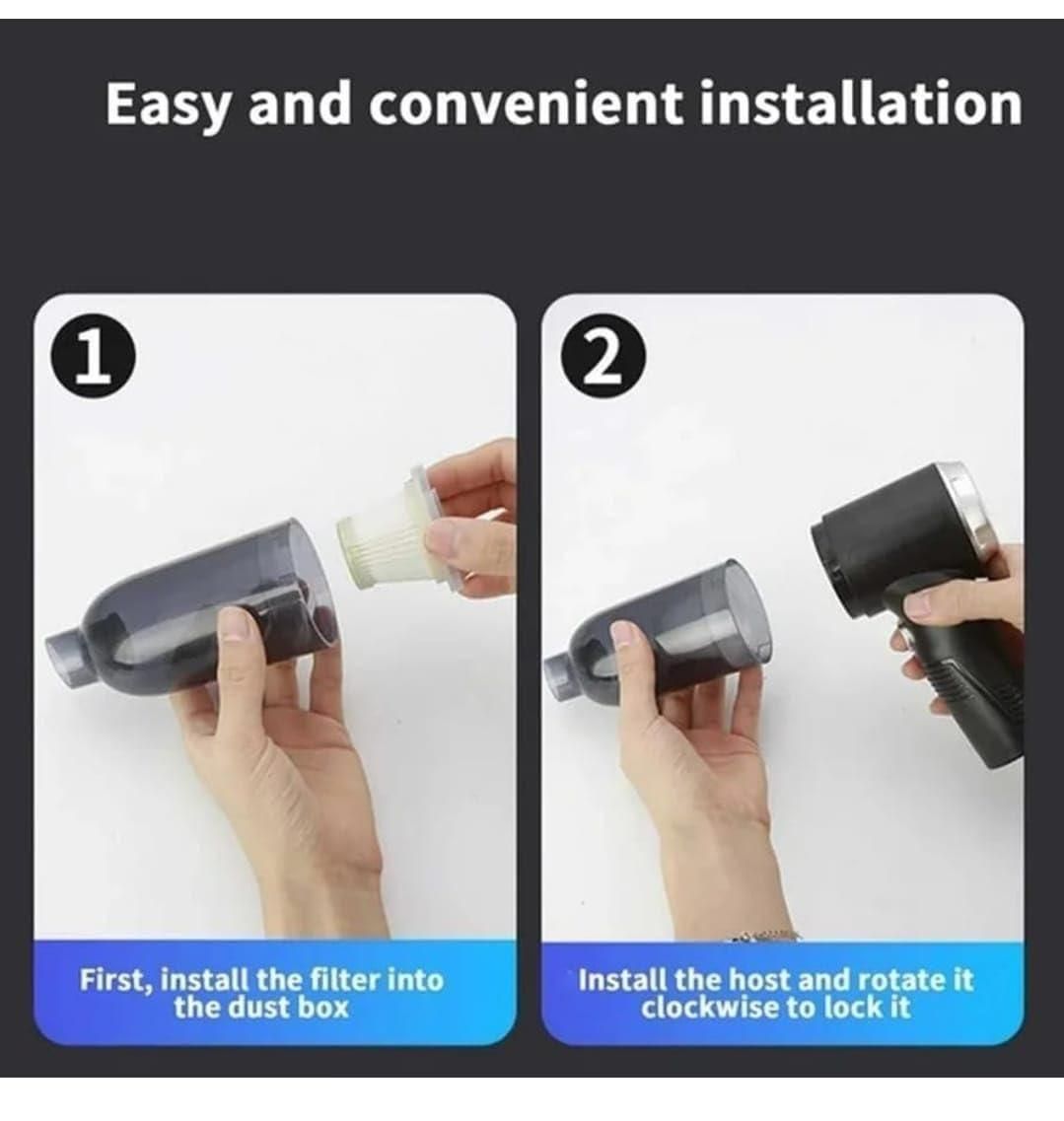 2 in 1 Vacuum Cleaner-Handheld Vacuum Car Cleaner Air Duster Wireless Rechargeable Home