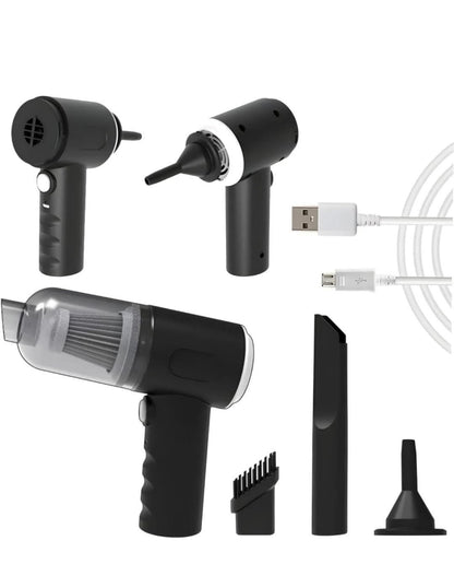 2 in 1 Vacuum Cleaner-Handheld Vacuum Car Cleaner Air Duster Wireless Rechargeable Home