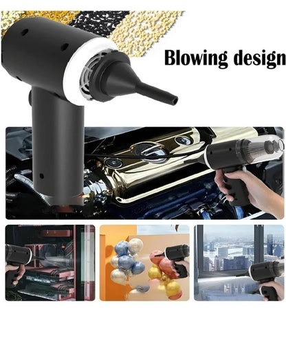2 in 1 Vacuum Cleaner-Handheld Vacuum Car Cleaner Air Duster Wireless Rechargeable Home